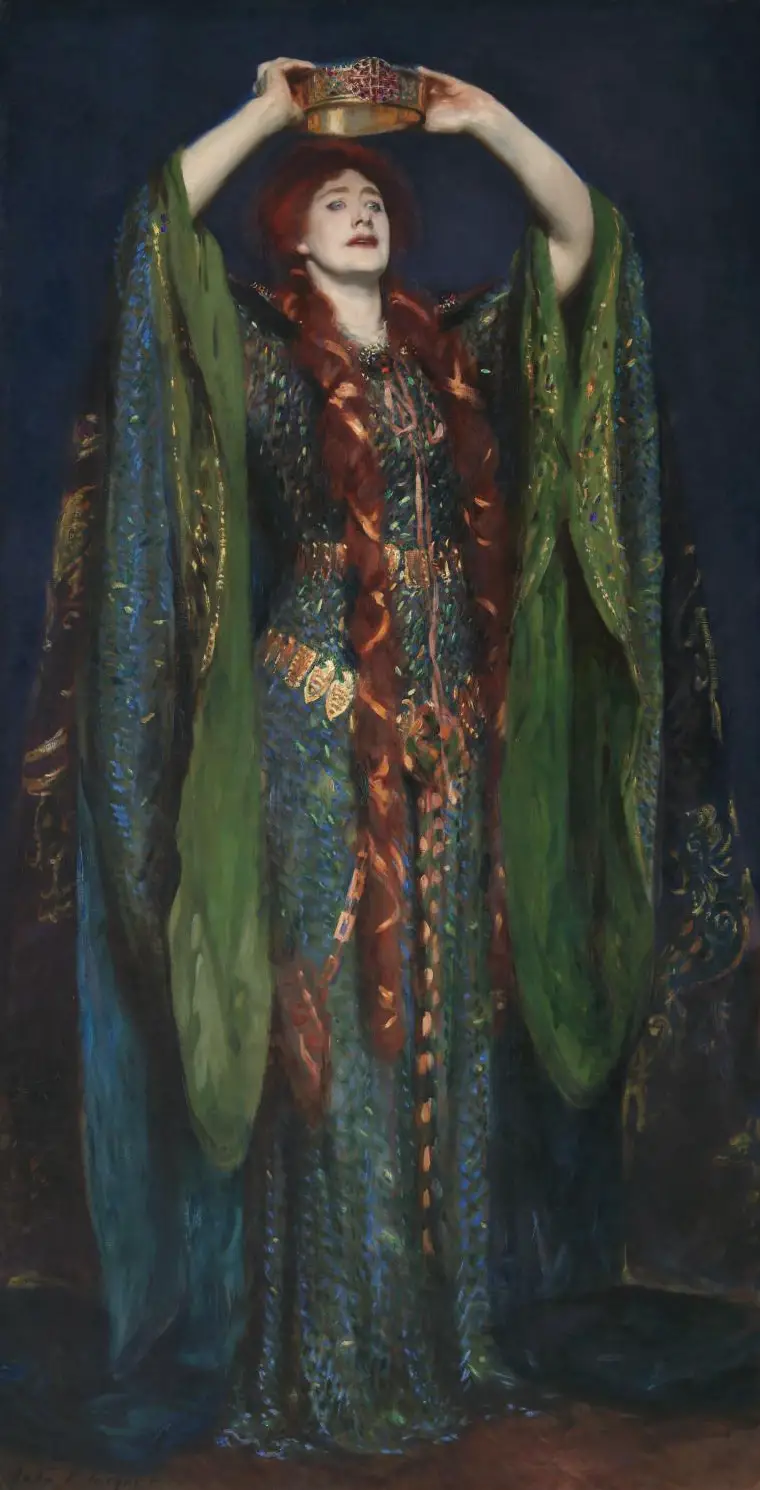 Ellen Terry as Lady Macbeth in Detail John Singer Sargent